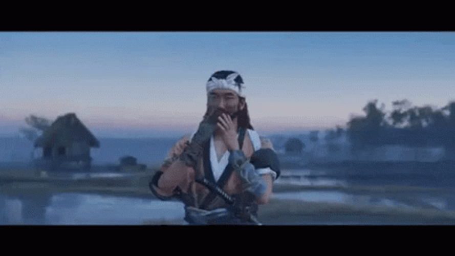 Ghost Of Tsushima Jin Sakai Flying Kiss GIF