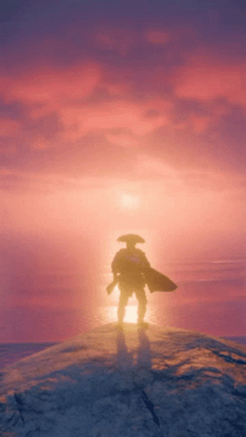 Ghost Of Tsushima Jin Sakai Sillhouette GIF