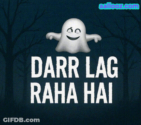 Ghost Poster Darr Lag Raha Hai GIF