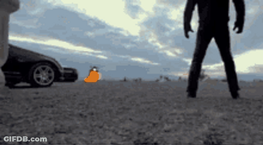 Ghost Rider Bike Self Driving GIF