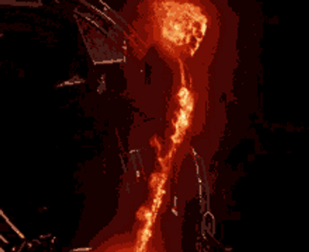 Ghost Rider Fire Whip GIF