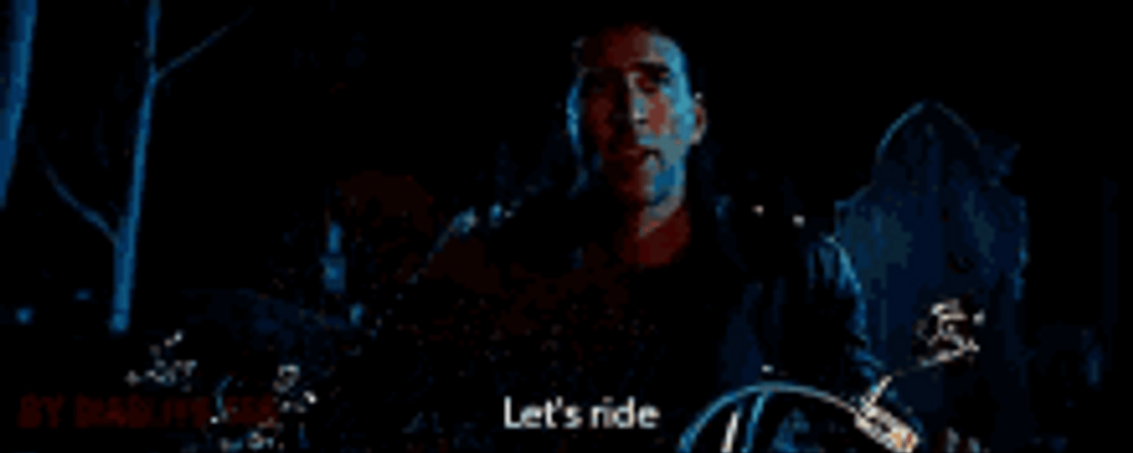 Ghost Rider Nicholas Cage Let's Ride GIF