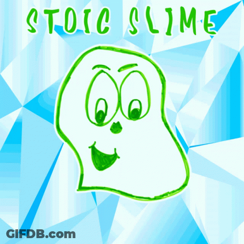 Ghost Saying Stoic Slime GIF