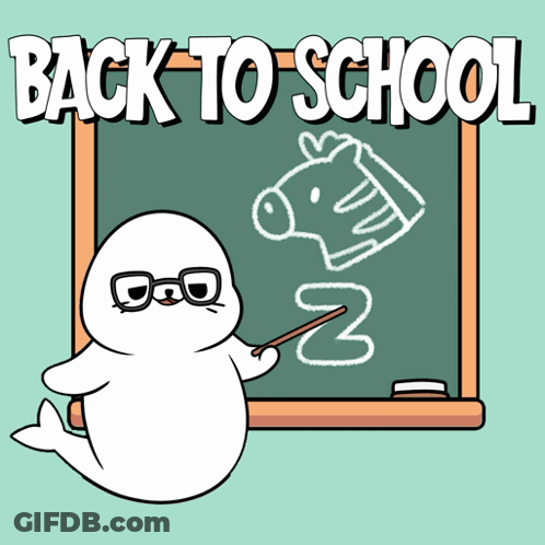 Ghost Standing In Front Of Blackboard GIF