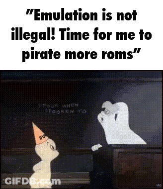 Ghost Talking To Ghost Wearing Party Hat GIF