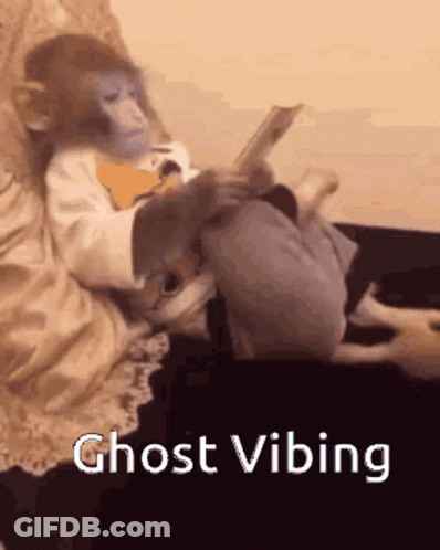 Ghost Vibing GIF