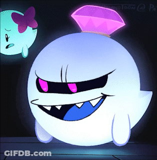 Ghost With Diamond On Head GIF