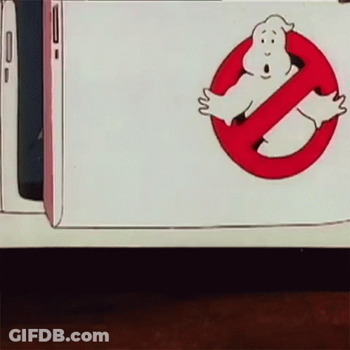 Ghost With No Ghosts Sign GIF