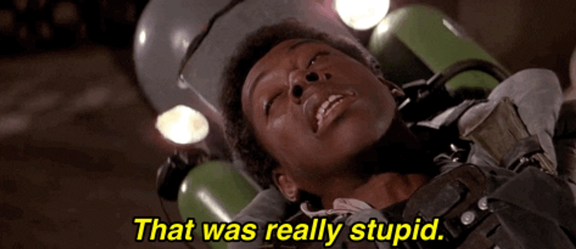 Ghostbusters 2 Winston Really Stupid GIF