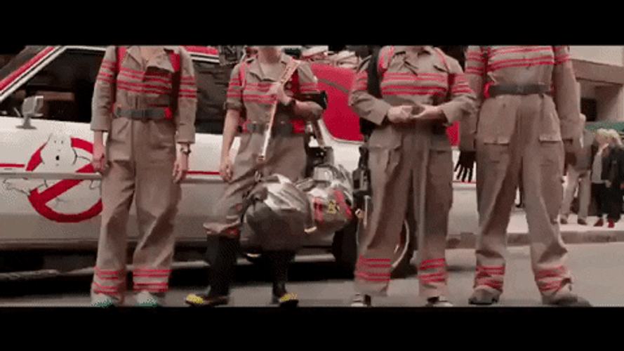 Ghostbusters 2016 Lead Cast GIF