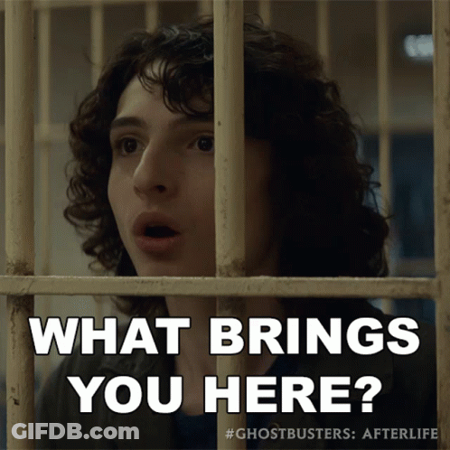 Ghostbusters Afterlife Poster Man Behind Bars GIF