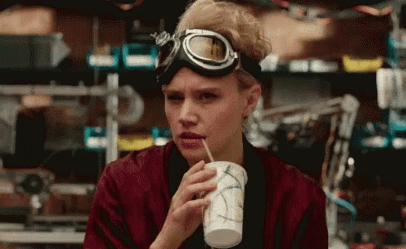 Ghostbusters Holtz Flirty Wink GIF