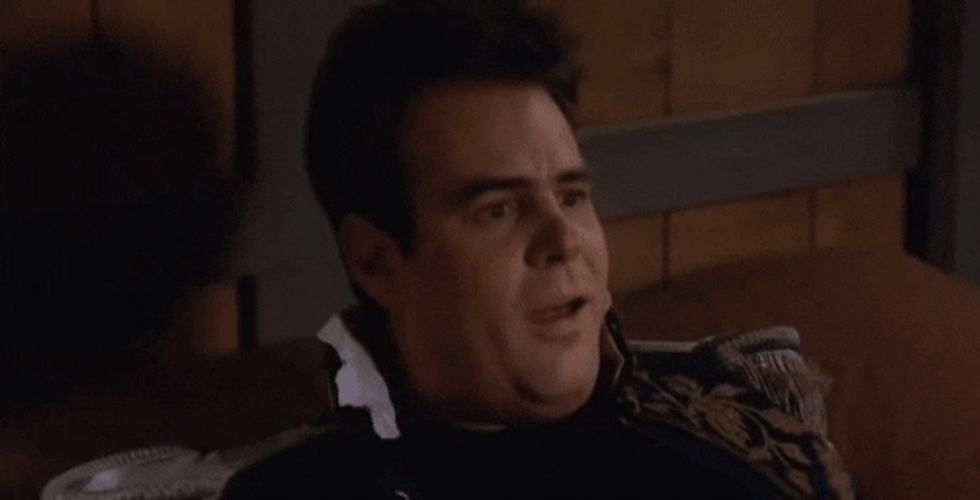 Ghostbusters Ray Cross-Eyed GIF