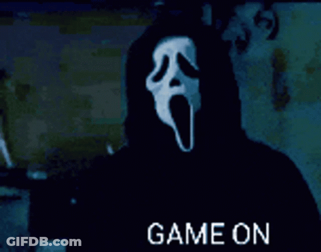 Ghostface Game On GIF