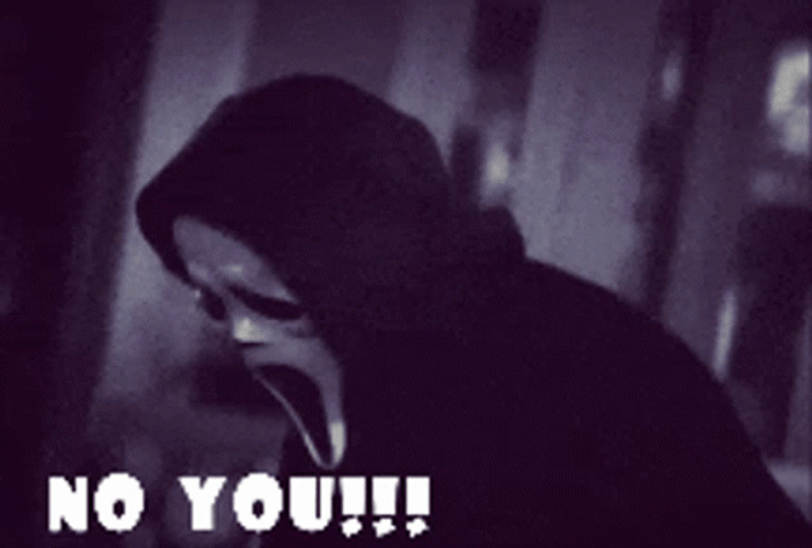 Ghostface Threatening GIF