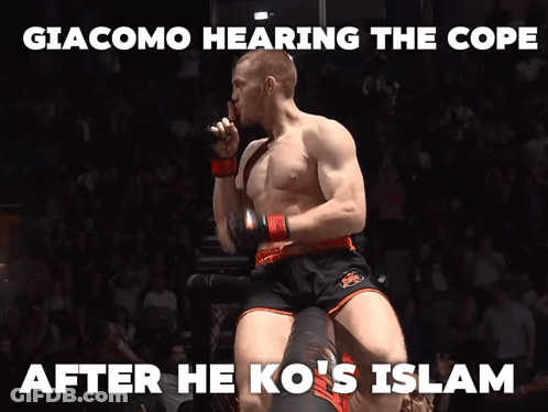 Giacomo Hearing Cope After KO GIF