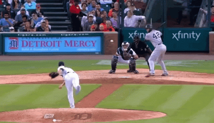 Giancarlo Stanton Baseball Hit GIF