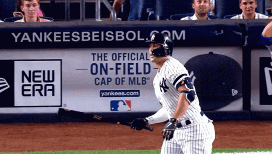 Giancarlo Stanton Bat Flip GIF