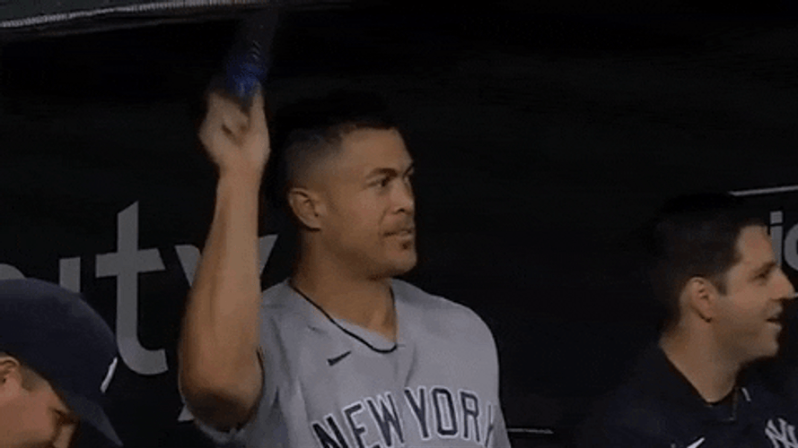 Giancarlo Stanton Cheering GIF