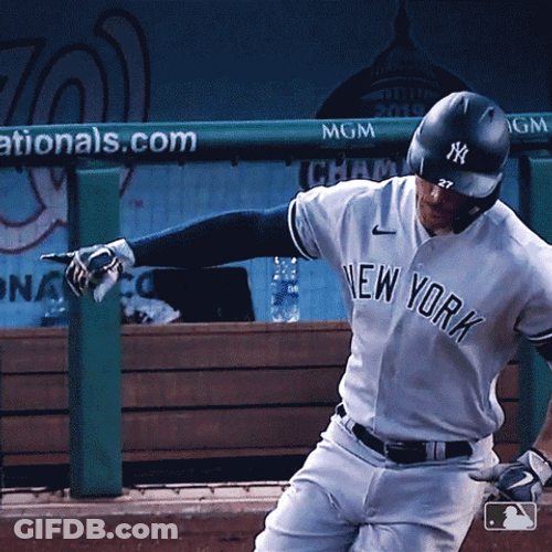 Giancarlo Stanton Slow Motion Running GIF