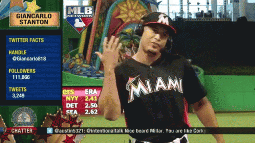 Giancarlo Stanton Wave GIF