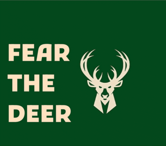 Giannis Antetokounmpo Fear The Deer GIF