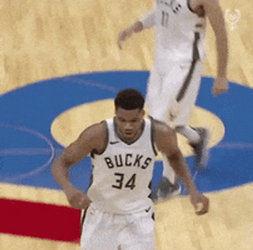 Giannis Antetokounmpo Floor Sit GIF