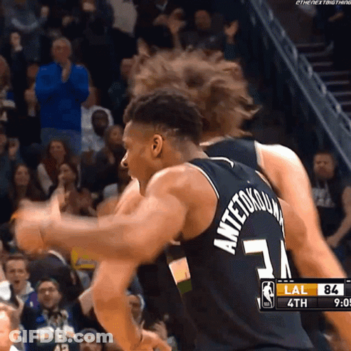 Giannis Antetokounmpo Overhead GIF