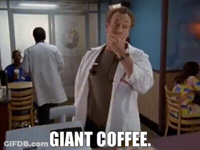 Giant Coffee Drink GIF
