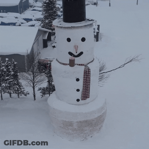 Giant Frosty The Snowman GIF