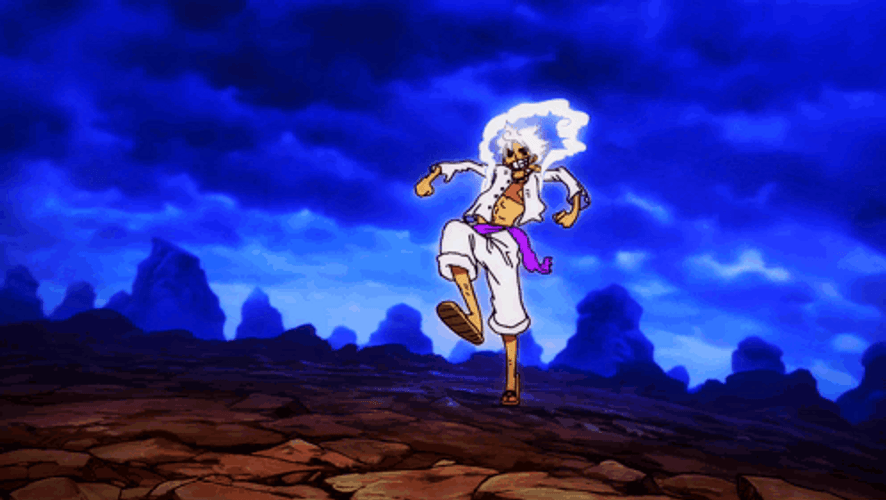 Giant Luffy Vs Kaido GIF