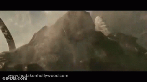 Giant Octopus Coming Out Of Water GIF