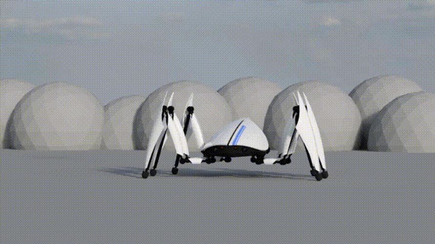 Giant Robot Insect GIF
