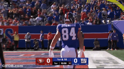Giants And 49Ers Football Game GIF