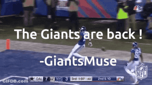 Giants Are Back Giantsmuse GIF