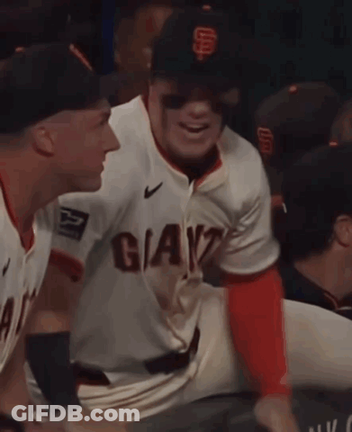 Giants Baseball Player Talking GIF