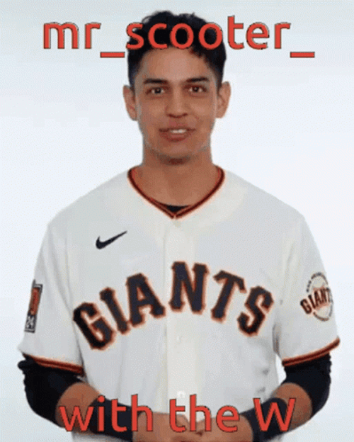 Giants Mr Scooter Mauricio Dubon GIF
