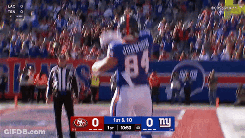 Giants Vs 49Ers Football Game GIF