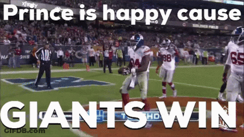 Giants Winning Football Game GIF