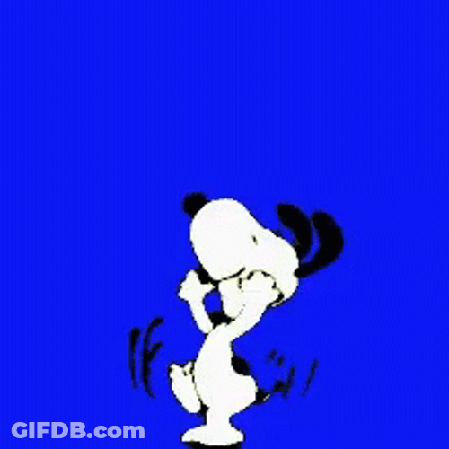 Giddy Snoopy Dance And Jumping GIF