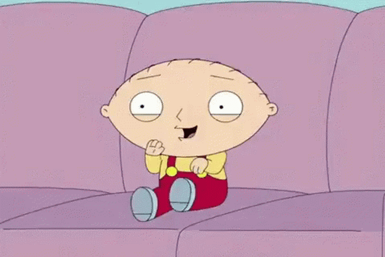 Giddy Stewie Griffin GIF