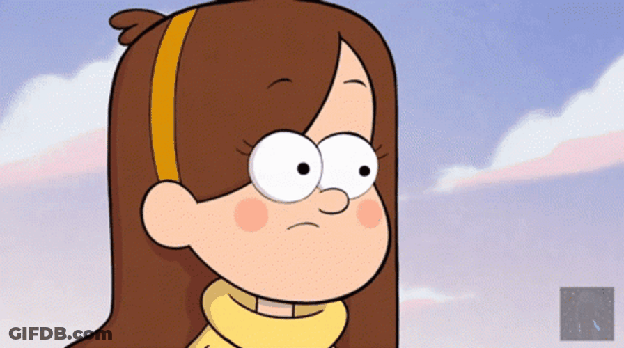 Gideon Gleeful Touches Mabel's Face GIF