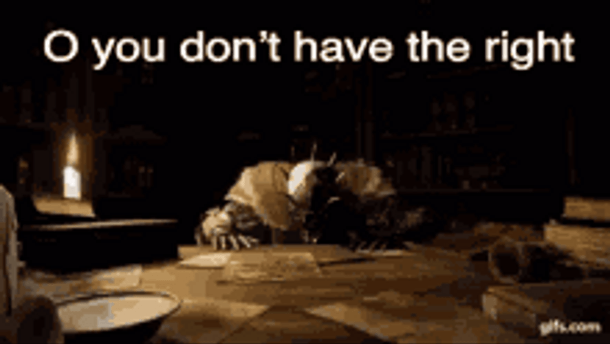 Gideon Ofnir Moving His Head Elden Ring GIF