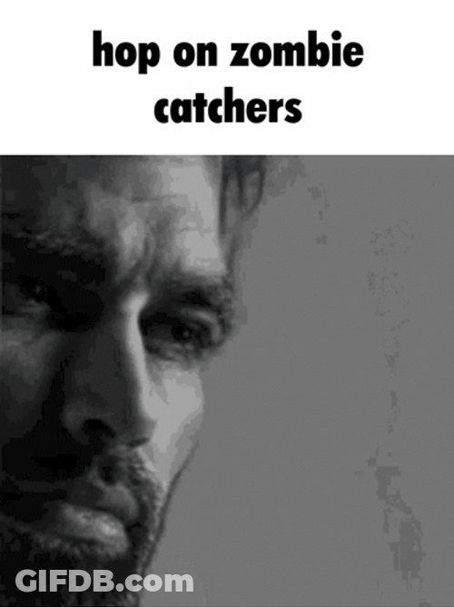 Gigachad Hop On Zombie Catchers GIF