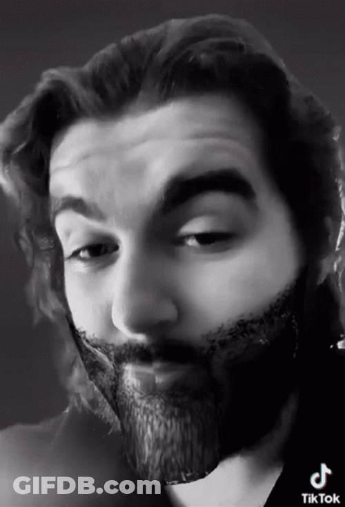 Gigachad Meme Guy With Beard Filter GIF
