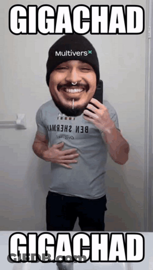Gigachad Multiverse Meme GIF