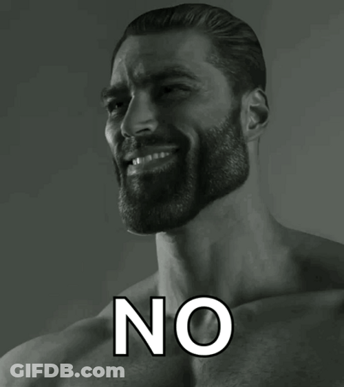 Gigachad No Meme GIF