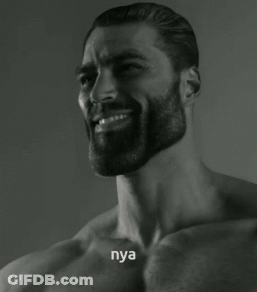 Gigachad Nya Meme GIF