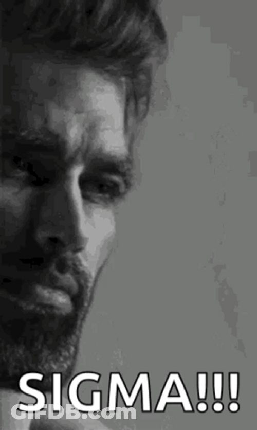 Gigachad Sigma Aura GIF