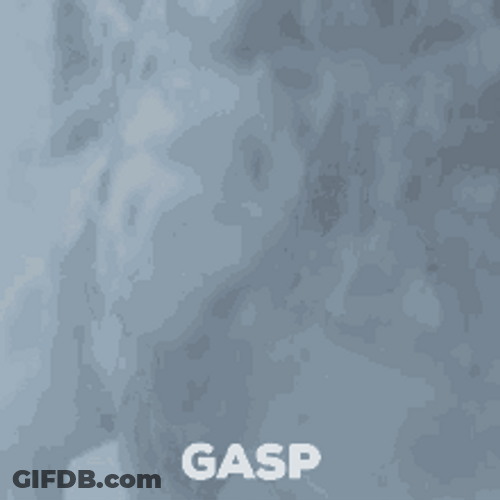 Gigantic Prehistoric Dinosaur Gasp GIF